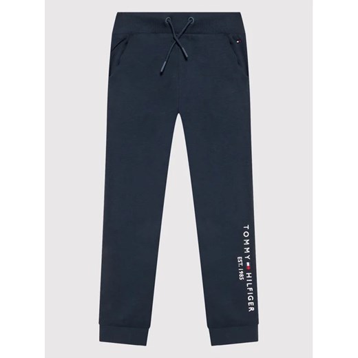Tommy Hilfiger Spodnie dresowe KG0KG06598 Granatowy Regular Fit ze sklepu MODIVO w kategorii Spodnie chłopięce - zdjęcie 168454937