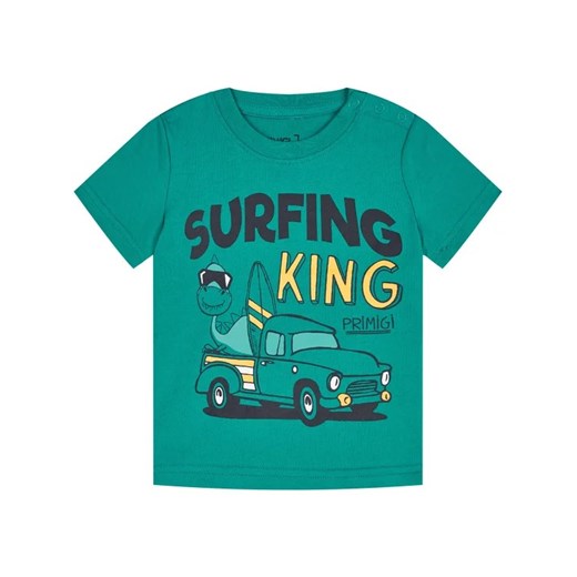 Primigi T-Shirt Surfing King 45221011 Zielony Regular Fit Primigi 18M MODIVO
