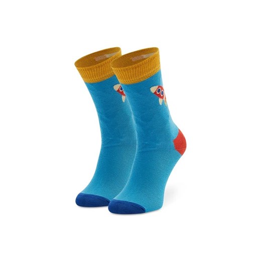 Happy Socks Skarpety Wysokie Dziecięce KROK01-6000 Niebieski ze sklepu MODIVO w kategorii Skarpetki dziecięce - zdjęcie 168455207