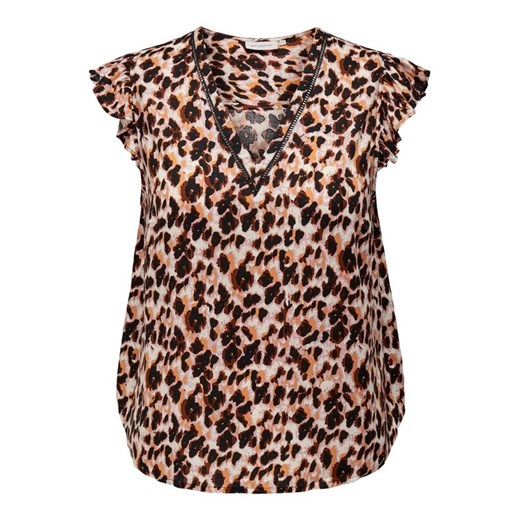 ONLY Carmakoma Bluzka 15289397 Różowy Regular Fit 46 MODIVO