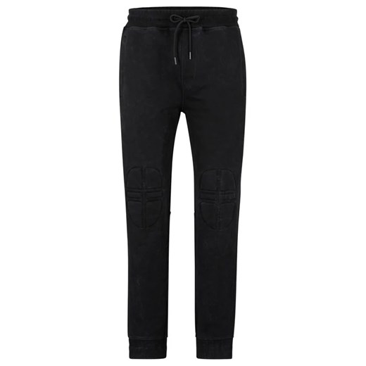 Boss Spodnie dresowe 50495288 Czarny Relaxed Fit L wyprzedaż MODIVO