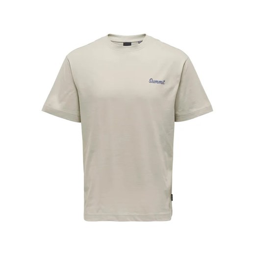 Only & Sons T-Shirt 22026424 Beżowy Relaxed Fit Only & Sons M MODIVO okazja