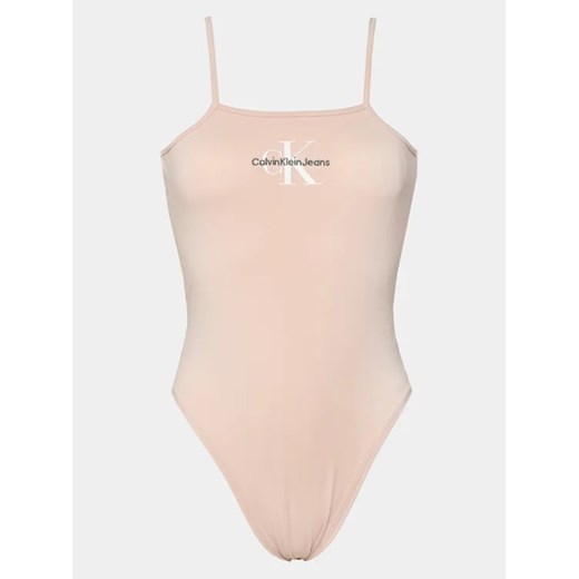 Calvin Klein Jeans Body Monologo J20J223421 Różowy Slim Fit L MODIVO
