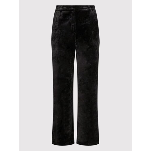 NA-KD Spodnie materiałowe 1100-004525-0002-581 Czarny Regular Fit 36 wyprzedaż MODIVO
