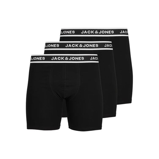 Jack&Jones Komplet 3 par bokserek 12229576 Czarny ze sklepu MODIVO w kategorii Majtki męskie - zdjęcie 168456996