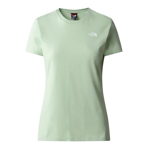 The North Face T-Shirt W S/S Simple Dome TeeNF0A4T1AI0G1 Zielony Regular Fit The North Face L wyprzedaż MODIVO