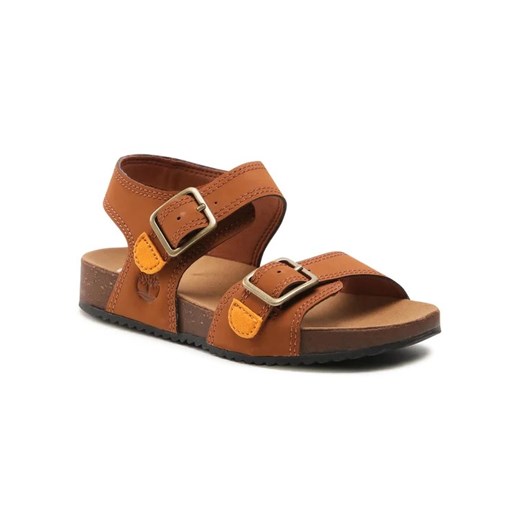 Timberland Sandały Castle Island 2 Strap TB0A427QF13 Brązowy Timberland 33 wyprzedaż MODIVO