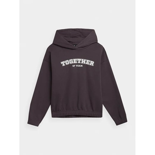 4F Bluza 4FJAW23TSWSF639 Fioletowy Regular Fit 164 wyprzedaż MODIVO