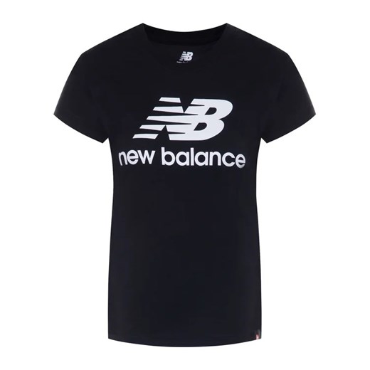 New Balance T-Shirt Essentials Stacked Logo Tee WT91546 Czarny Athletic Fit New Balance XS MODIVO