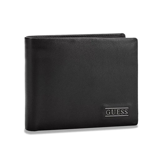 Guess Duży Portfel Męski New Boston Billfold W/Coin Pkt SM2509 LEA20 Czarny Guess uniwersalny MODIVO