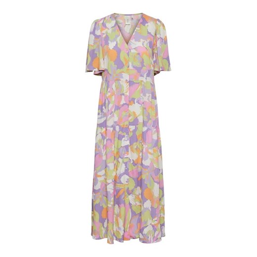 YAS Sukienka 26029365 Fioletowy Regular Fit Yas S okazja MODIVO