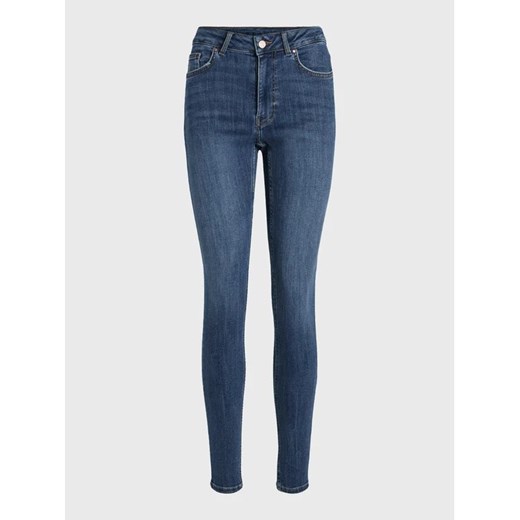 Vila Jeansy Sarah 14082132 Granatowy Skinny Fit Vila XL_30 wyprzedaż MODIVO