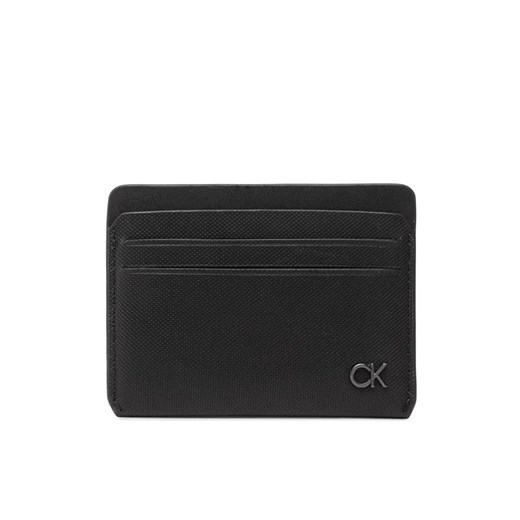 Calvin Klein Etui na karty kredytowe Ck Clean Pq Cardholder 6Cc K50K510288 Czarny ze sklepu MODIVO w kategorii Etui - zdjęcie 168460567