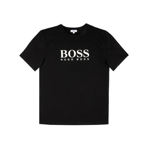 Boss T-Shirt J25P13 D Czarny Regular Fit 16Y MODIVO