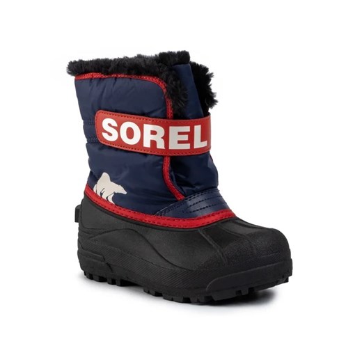 Sorel Śniegowce Childrens Snow Commander NC1960 Granatowy Sorel 25 wyprzedaż MODIVO