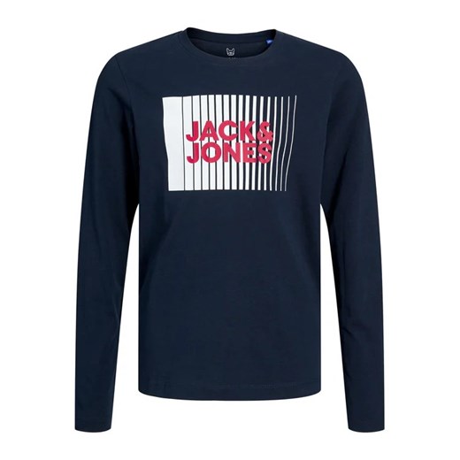 Jack&Jones Junior Bluzka 12244209 Granatowy Regular Fit Jack&jones Junior 128 okazja MODIVO