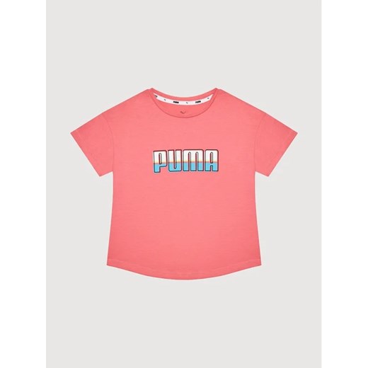 Puma T-Shirt Celebration 584188 Różowy Regular Fit Puma 164 okazyjna cena MODIVO