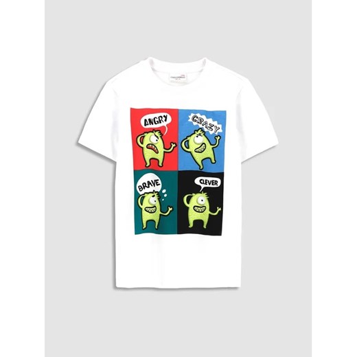 Coccodrillo T-Shirt WC3143202EVB Biały Regular Fit ze sklepu MODIVO w kategorii T-shirty chłopięce - zdjęcie 168461745