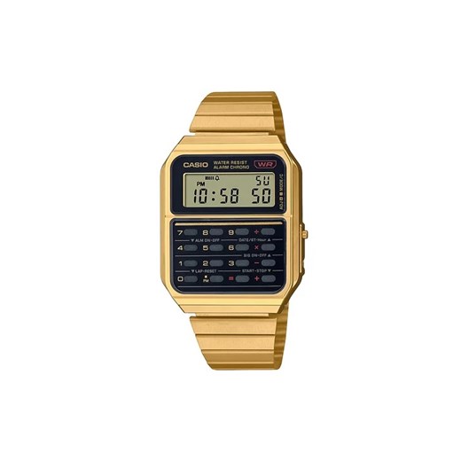 Casio Zegarek Vintage Edgy CA-500WEG-1AEF Złoty Casio uniwersalny MODIVO