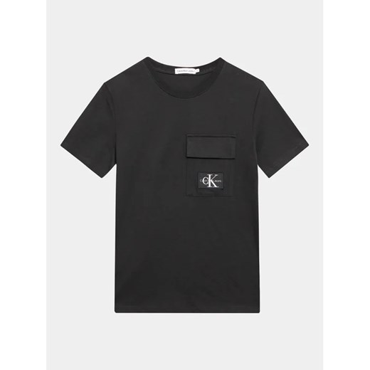 Calvin Klein Jeans T-Shirt IB0IB01642 Czarny Regular Fit 10Y MODIVO promocja