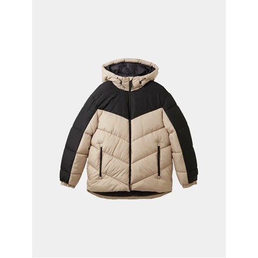 Tom Tailor Denim Kurtka puchowa 1038858 Beżowy Regular Fit Tom Tailor Denim XXL MODIVO okazja