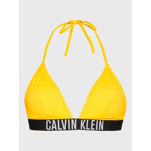 Calvin Klein Swimwear Góra od bikini Intense Power KW0KW01850 Żółty L okazja MODIVO