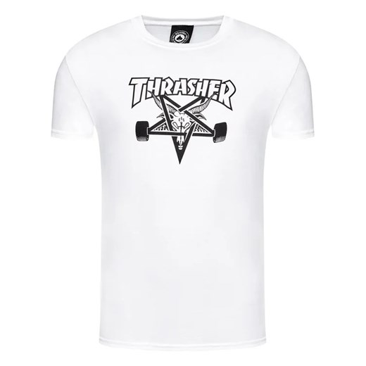Thrasher T-Shirt Sk8 Goat Biały Regular Fit Thrasher S MODIVO