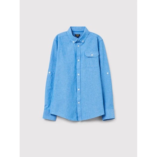 OVS Koszula 1443672 Niebieski Regular Fit ze sklepu MODIVO w kategorii Koszule chłopięce - zdjęcie 168463496