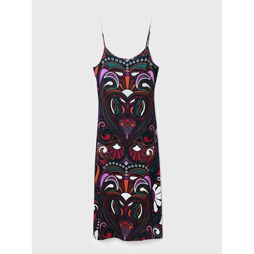 Desigual Sukienka codzienna Marca 22WWVK23 Kolorowy Slim Fit Desigual S wyprzedaż MODIVO