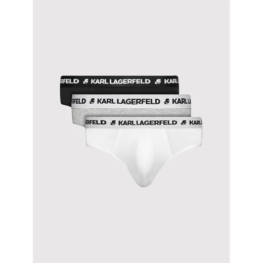 KARL LAGERFELD Komplet 3 par slipów Logo 211M2103 Kolorowy ze sklepu MODIVO w kategorii Majtki męskie - zdjęcie 168464118