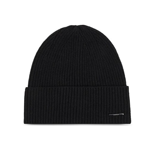 Calvin Klein Czapka Modern Bar Beanie K50K511461 Czarny ze sklepu MODIVO w kategorii Czapki zimowe męskie - zdjęcie 168464337