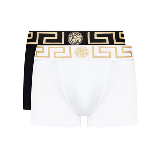 Versace Komplet 2 par bokserek Greca AU10181 Kolorowy Versace XXL wyprzedaż MODIVO