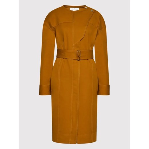 Victoria Victoria Beckham Sukienka codzienna 1122WDR003327C Brązowy Regular Fit Victoria Victoria Beckham 6 MODIVO