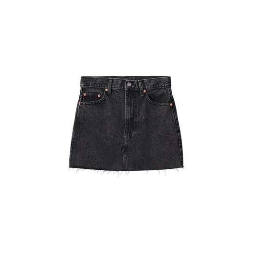 Mango Spódnica jeansowa Hailey 47087119 Czarny Regular Fit Mango L MODIVO