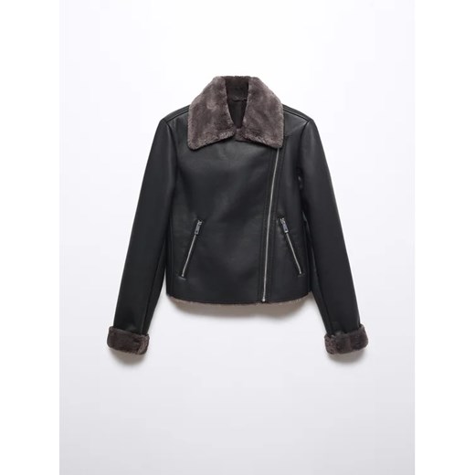 Mango Kożuch Cadi 57075952 Czarny Regular Fit Mango XS MODIVO