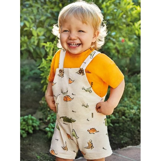 Mayoral Komplet t-shirt i ogrodniczki 1643 Kolorowy Regular Fit ze sklepu MODIVO w kategorii Komplety niemowlęce - zdjęcie 168465156