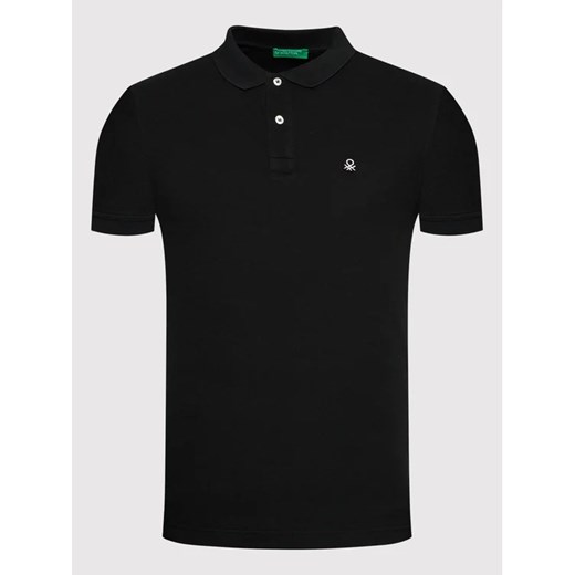 United Colors Of Benetton Polo 3089J3179 Czarny Regular Fit United Colors Of Benetton M promocyjna cena MODIVO