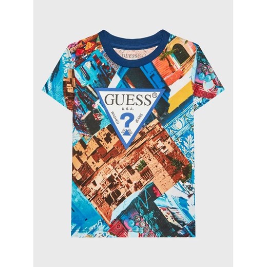 Guess T-Shirt N3GI05 K8HM3 Kolorowy Regular Fit Guess 6Y MODIVO