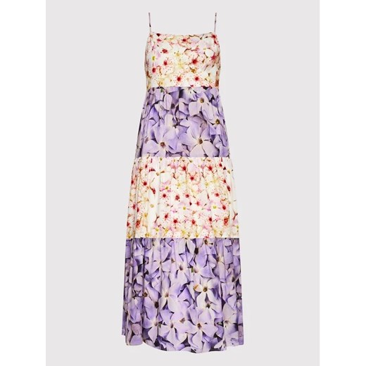 Desigual Sukienka letnia Estrella 22SWVW26 Fioletowy Regular Fit Desigual S okazja MODIVO