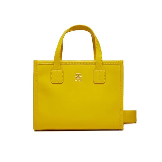 Tommy Hilfiger Torebka Th City Small Tote AW0AW15691 Żółty ze sklepu MODIVO w kategorii Torby Shopper bag - zdjęcie 168467805