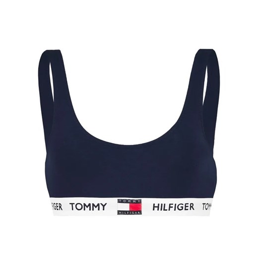 Tommy Hilfiger Biustonosz top UW0UW02225 Granatowy Tommy Hilfiger XL wyprzedaż MODIVO