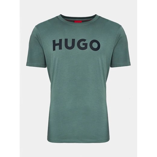 Hugo T-Shirt Dulivio 50467556 Zielony Regular Fit L MODIVO