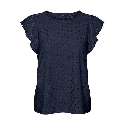 Vero Moda Bluzka Tassa 10286067 Granatowy Loose Fit Vero Moda M wyprzedaż MODIVO