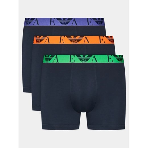 Emporio Armani Underwear Komplet 3 par bokserek 111473 4R715 70435 Granatowy ze sklepu MODIVO w kategorii Majtki męskie - zdjęcie 168470057