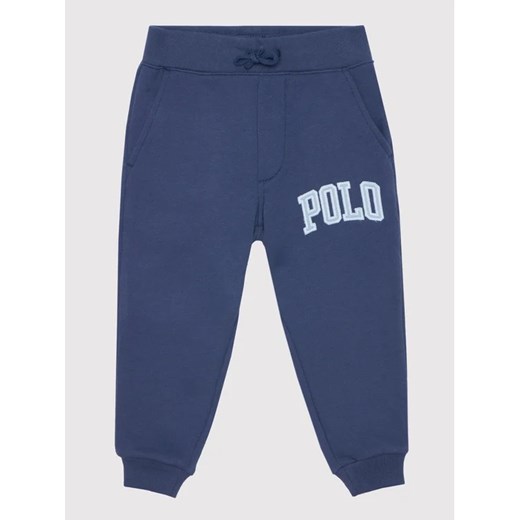 Polo Ralph Lauren Spodnie dresowe 321851015003 Granatowy Regular Fit Polo Ralph Lauren 4Y wyprzedaż MODIVO