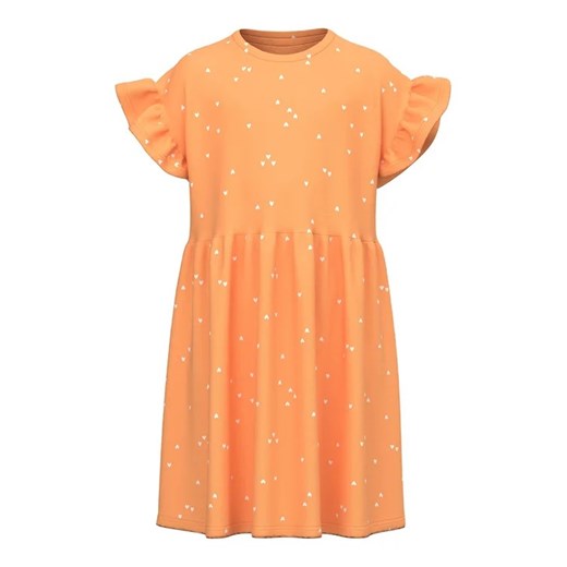 NAME IT Sukienka 13213300 Pomarańczowy Regular Fit ze sklepu MODIVO w kategorii Sukienki dziewczęce - zdjęcie 168471048