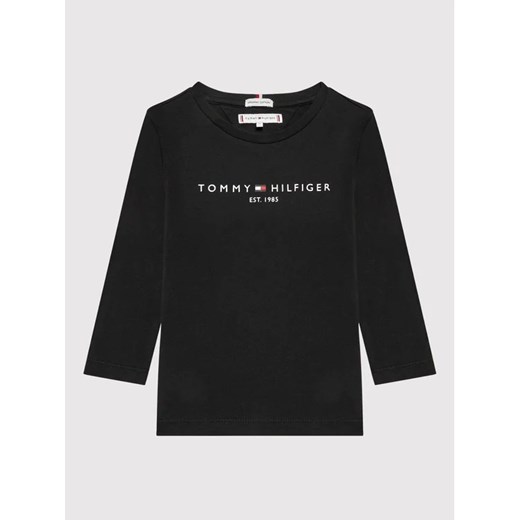 Tommy Hilfiger Bluzka Essential KS0KS00202 M Czarny Regular Fit Tommy Hilfiger 6Y okazyjna cena MODIVO