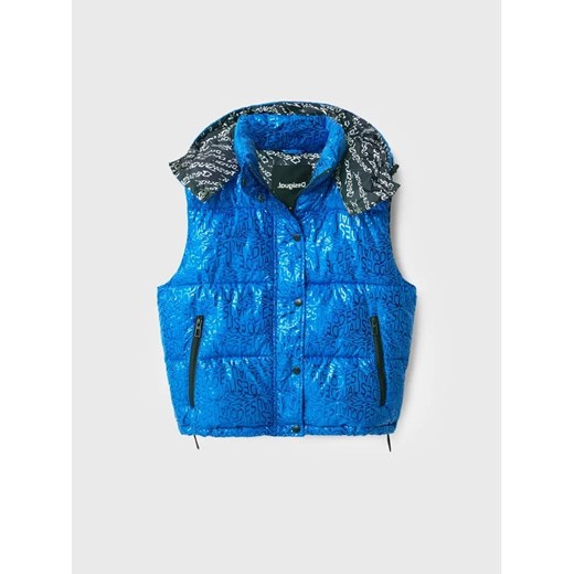 Desigual Kamizelka Oslo 22WWEW21 Niebieski Regular Fit Desigual M MODIVO