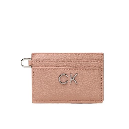 Calvin Klein Etui na karty kredytowe Re-Lock Cardholder Pbl K60K610671 Różowy ze sklepu MODIVO w kategorii Etui - zdjęcie 168472196