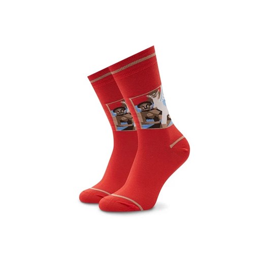 Stereo Socks Skarpety wysokie unisex Wet Nightmare Czerwony ze sklepu MODIVO w kategorii Skarpetki damskie - zdjęcie 168472826